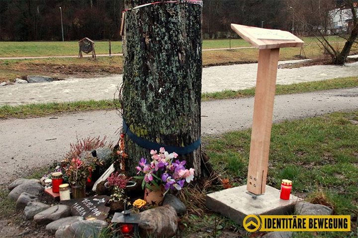 Gedenkaktion für Maria Ladenburger Identitären Bewegung™